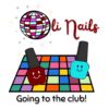 Oli Nails - Going to the Club sticker art